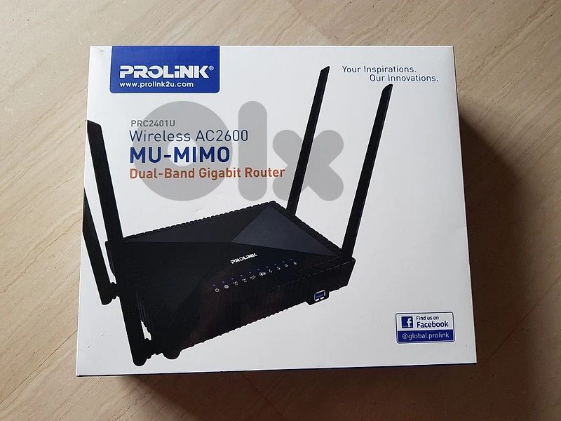 PROLINK AC2600 Dual-Band Gigabit ROUTER | PRC2401U