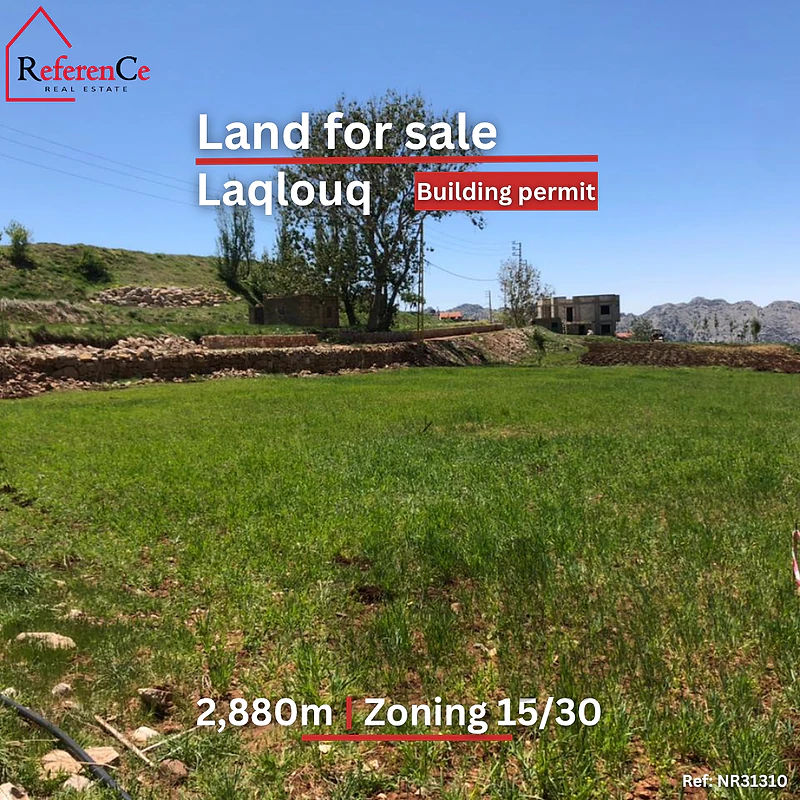 Land with building permit in Laqlouq أرض مع رخصة بناء لقلوق