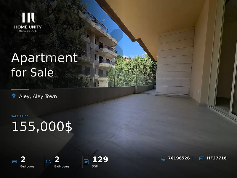 2-bedroom apartment for sale in Kittani, Aley Town