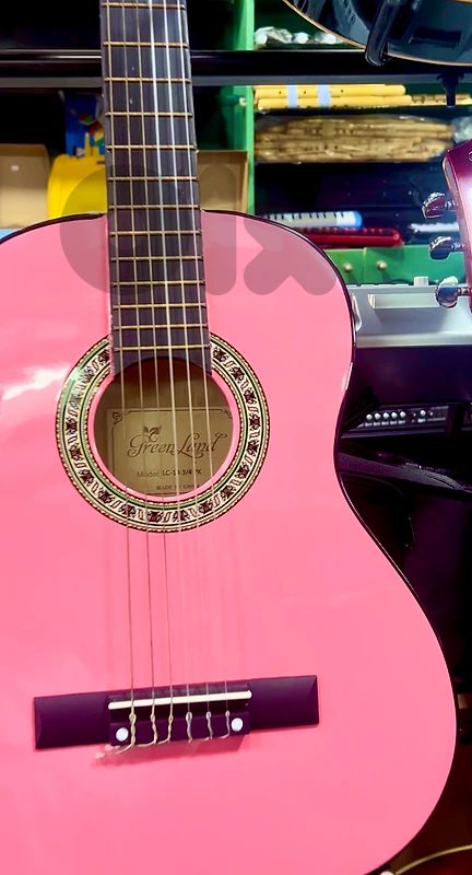 guitar classic pink غيتار كلاسيك