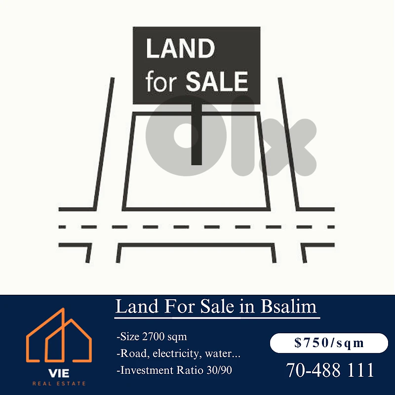 Land For Sale in Bsalim with a magnificant sea view