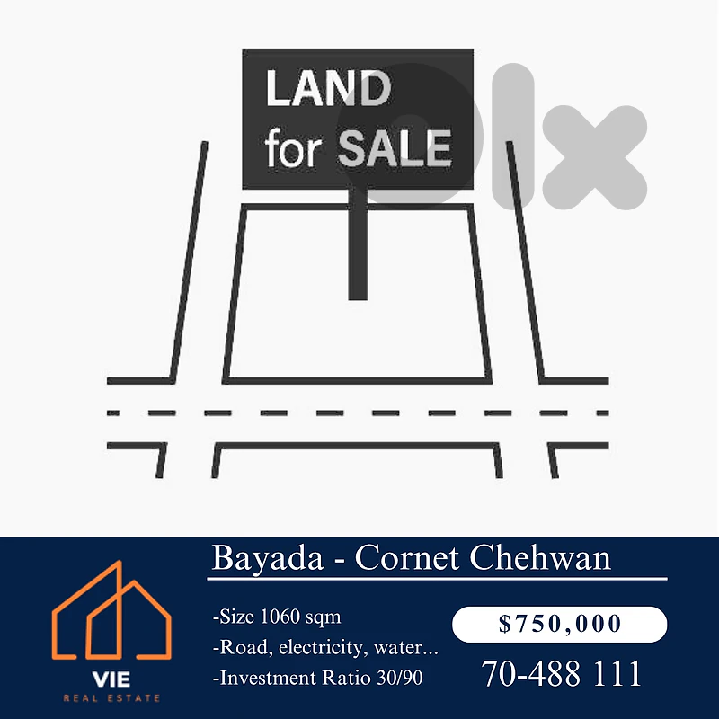 Land For Sale in Bayada Cornet Chehwan
