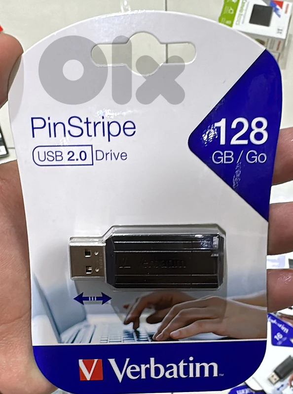 Verbatim pinstripe usb 2.0 drive 128gb
