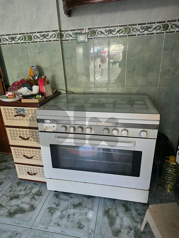 `GLEM 90cm Italian Gas Cooker 5 Burners + Oven + Grill