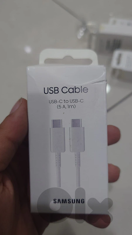 Samsung usb-c to usb-c cable 5a 1m white