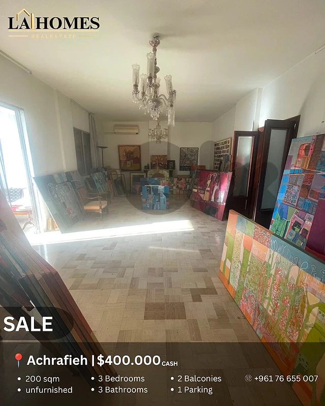 apartment for sale in achrafieh شقة للبيع في الاشرفية apartment for sale in achrafieh شقة للبيع في الاشرفية