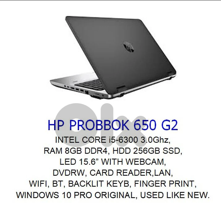 HP ProBook 650 G2 like new! Few left!