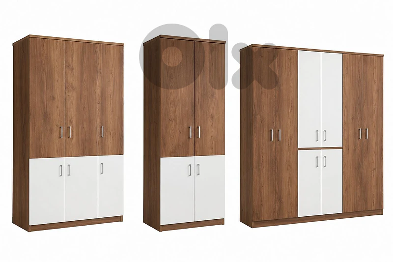 3 office cabinets, Table, Wall unit