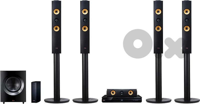 مسرح ال جي(LG 5.1ch 4k Smart 3D Blu-ray Home Theater System 3hdmi)