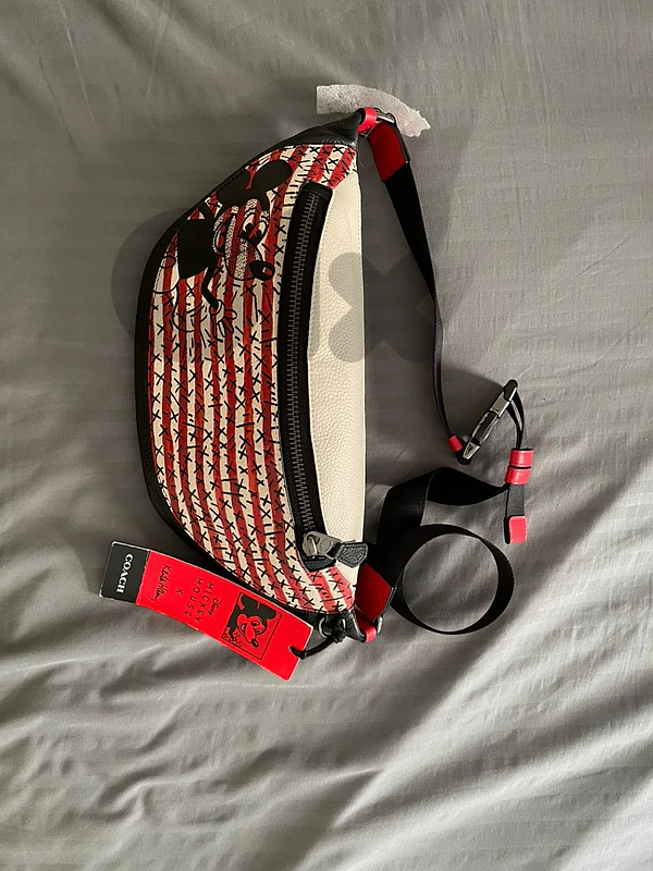 Coach Disney Mickey Mouse X Keith Haring Warren Belt Bag