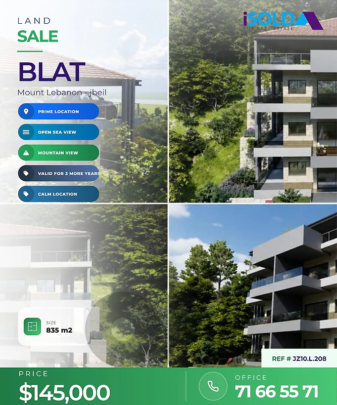 Land for Sale with Approved Building Permit 4 sale in Blat