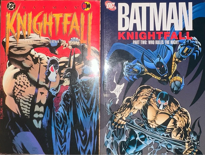 Dc Batman comic books knightfall part 1-2