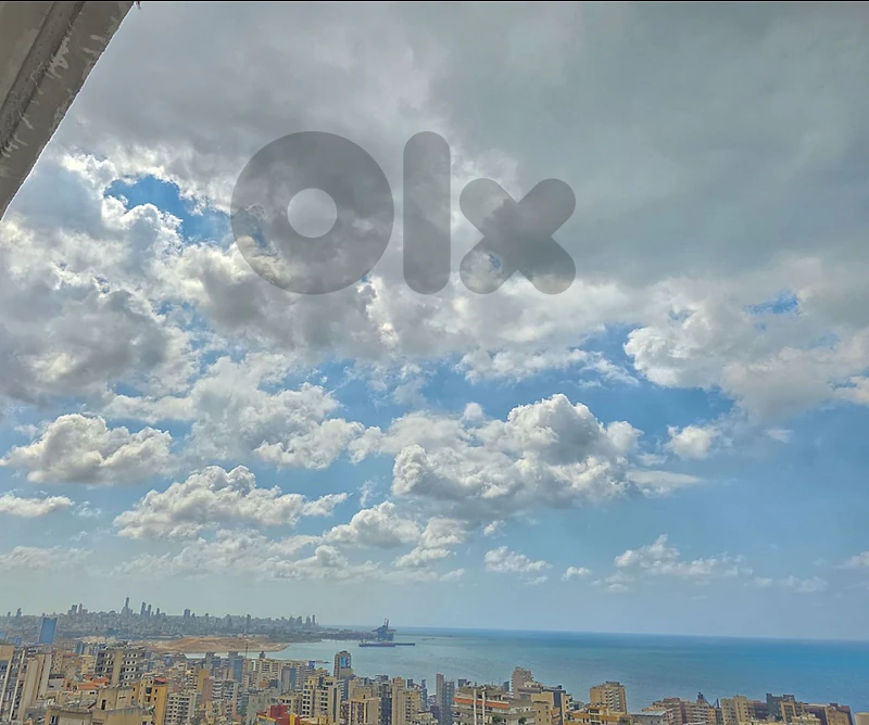 Three Bedroom Apartment in Jal El Dib with a Breathtaking Sea View