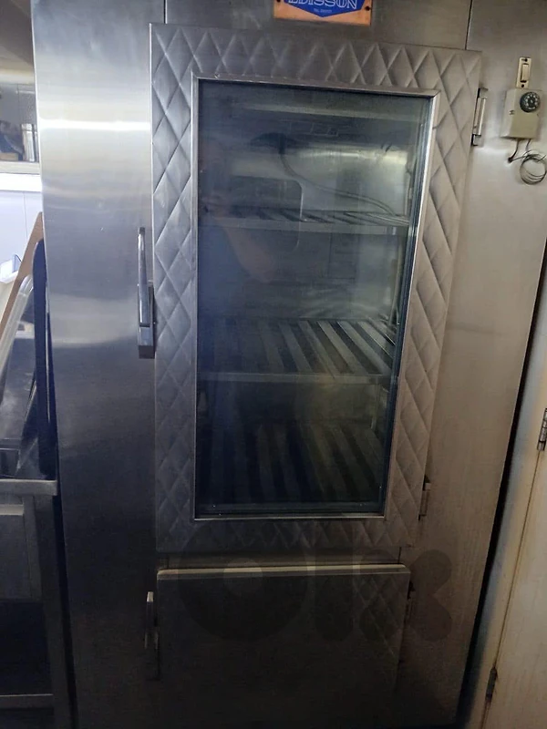 3 Commercial EDISSON Stainless Steel Fridges & Freezer