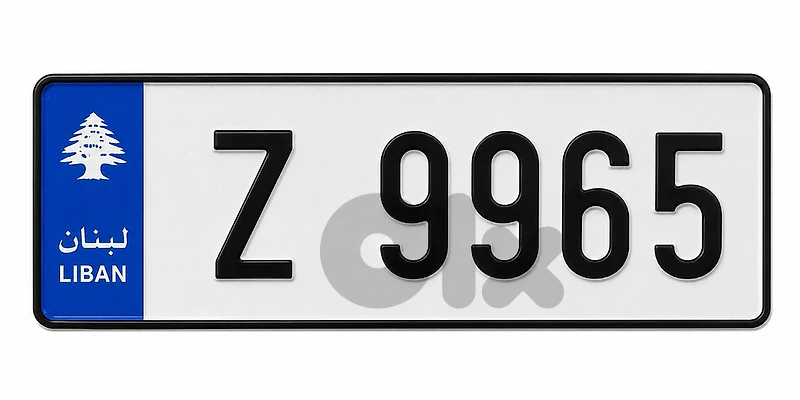 Special plate number