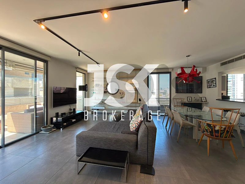 L22360 Apartment with Terrace Fir Rent in Achrafieh, Carré D'or
