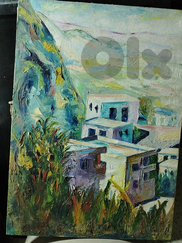 لوحات قديمة رسم وقماش من نوادر