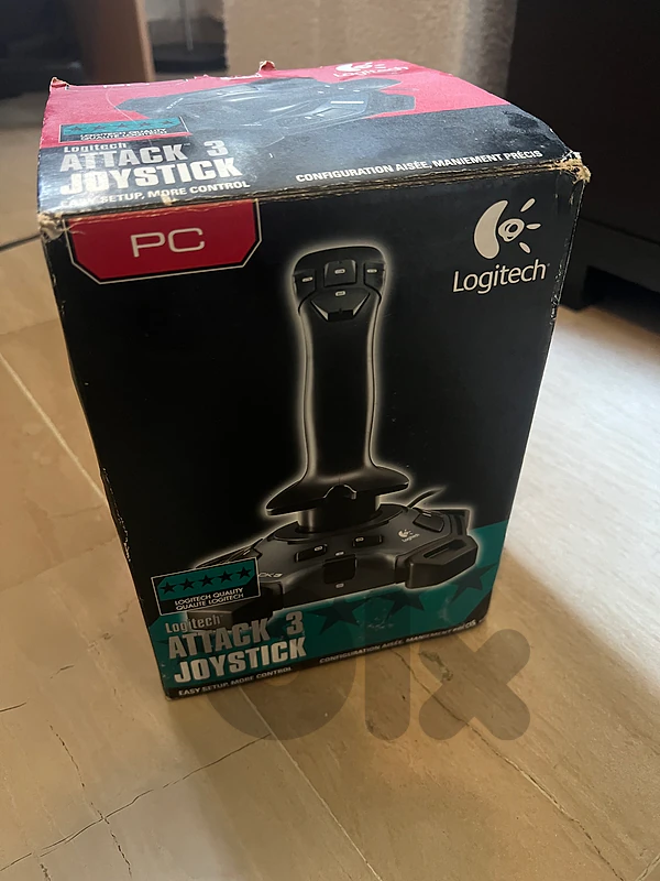 Logitech Attack 3 Joystick - Flight Simulator / Pilot Assessment