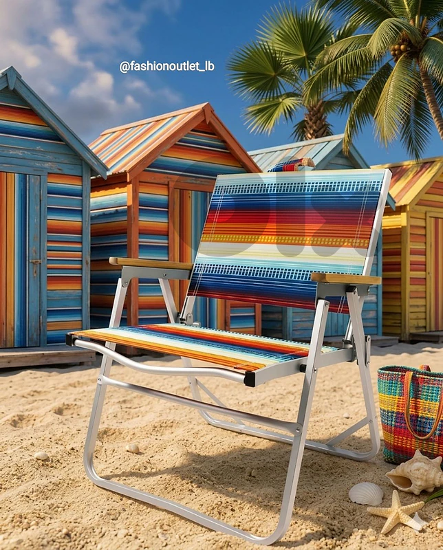 MULTICOLOR ALUMINUM FOLDING CHAIR