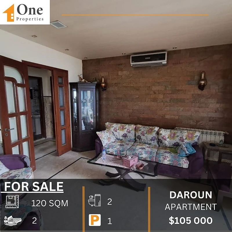 APARTMENT FOR SALE IN HARISSA DAROUN