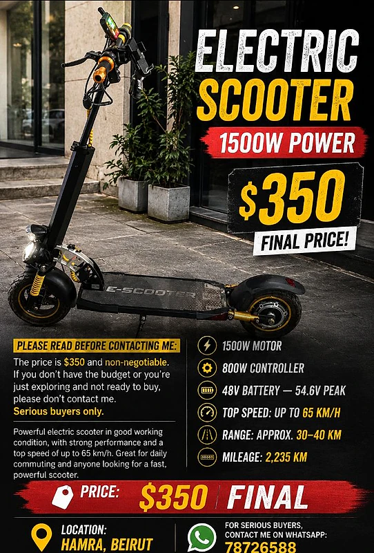 electric scooter