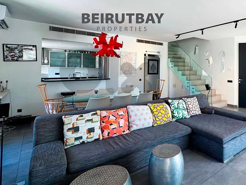 FOR RENT | Luxury 150 sqm Fully Furnished Duplex in Achrafieh