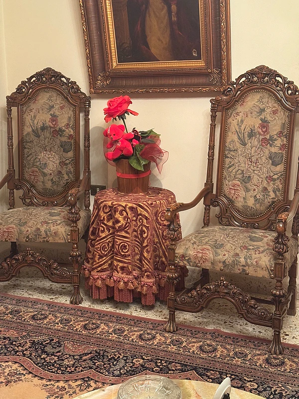 living room and dining room