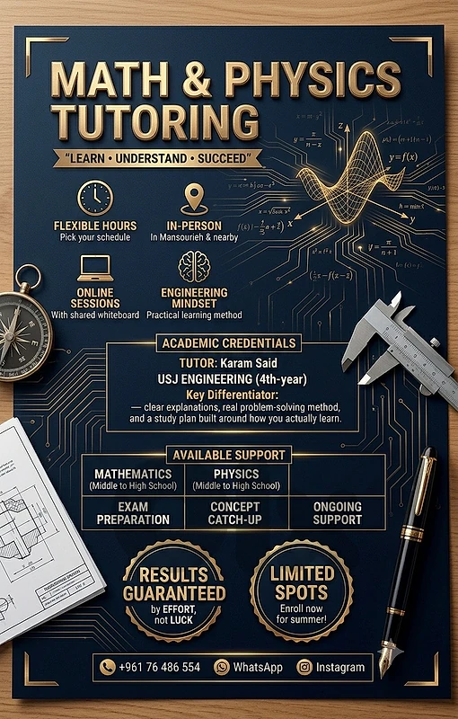 Math & Physics Tutoring