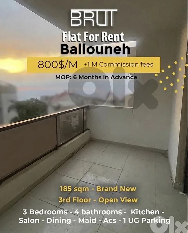 Super deluxe apartment for Rent in Ballouneh Keserwan - prime location Super deluxe apartment for Rent in Ballouneh Keserwan - prime location