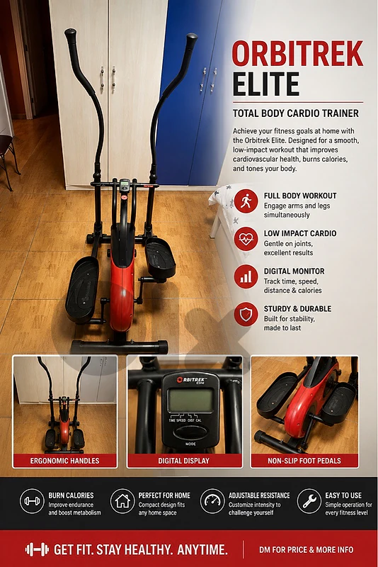 Orbitrek Elite Elliptical Trainer | Full-Body Cardio at Home