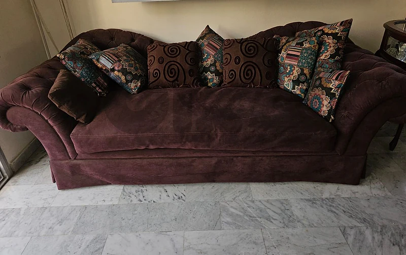 big couch and one seater