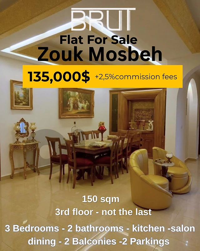 150 sqm Apartment for sale in zouk Mosbeh Adonis ! 150 sqm Apartment for sale in zouk Mosbeh Adonis !