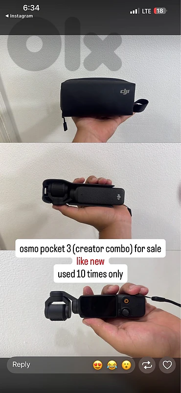 Osmo Pocket 3 (creator combo)