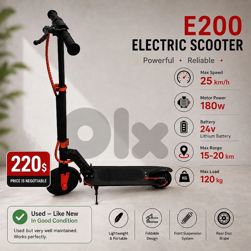 E200 Electric Scooter 🔥🔥