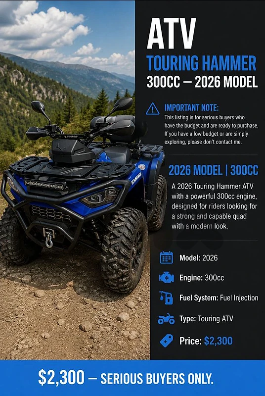 ATV Hammer - 300cc