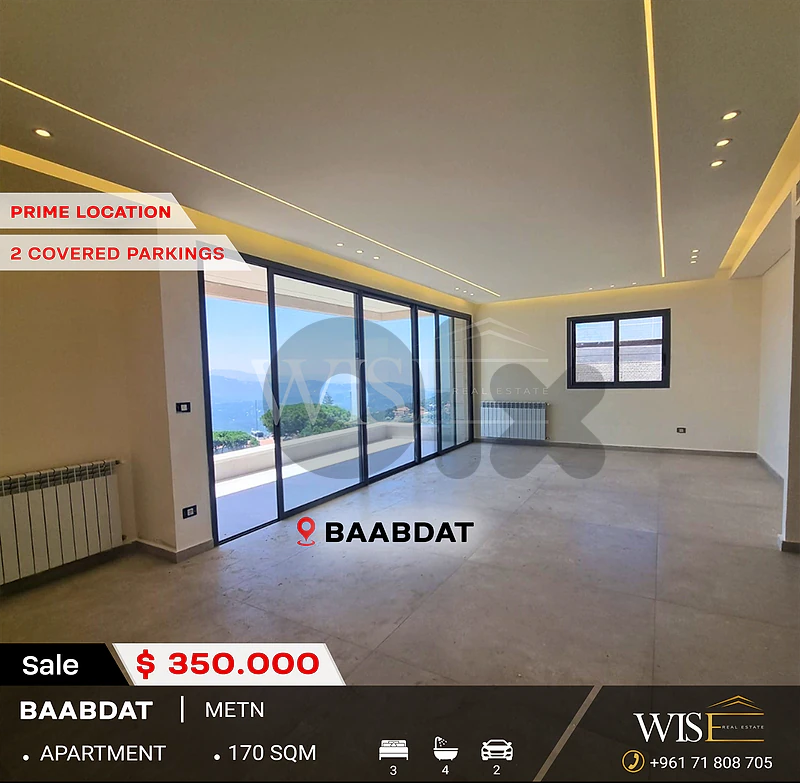 🏡 170 SQM Apartment for SALE in Baabdat – Prime Location! 🏡 170 SQM Apartment for SALE in Baabdat – Prime Location!