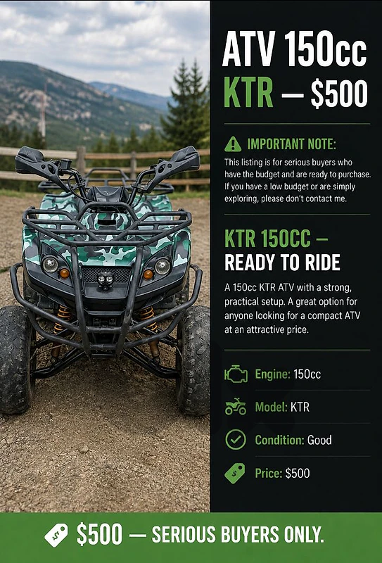 ATV - 150cc