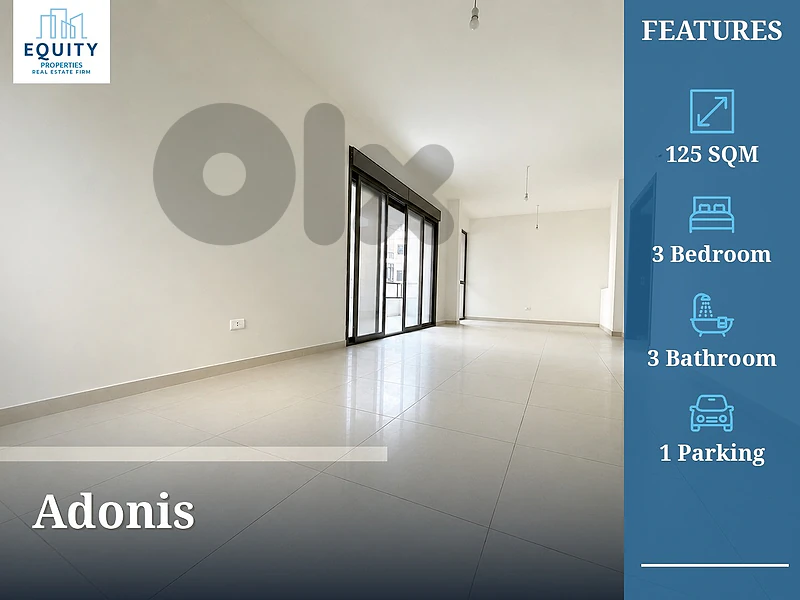 125 SQM Apartment For Sale In Adonis #RK16227