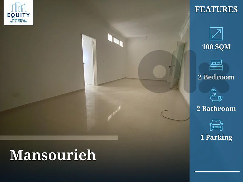100 SQM Apartment With Terrace For Sale In Mansourieh #CB15751