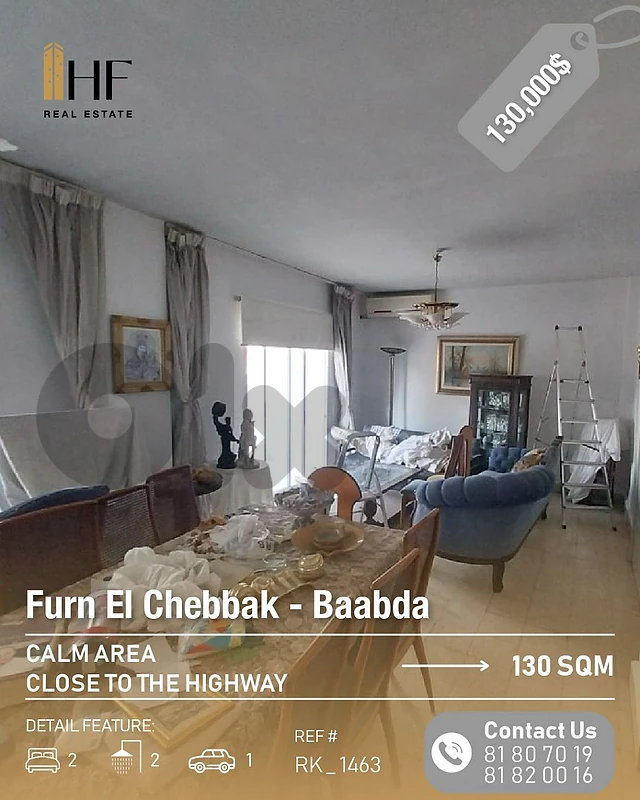 Apartment for sale in furn el chebbak _ شقة للبيع في فرن الشباك