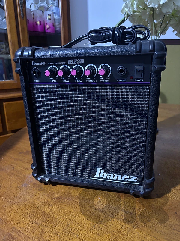 ibanez bass amp electric guitar