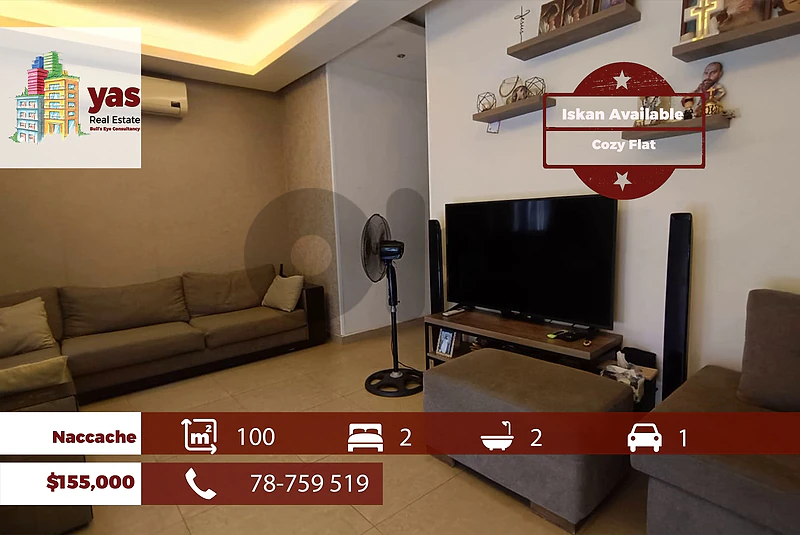 Naccache 100m2 | Quiet Street | Iskan Available | Catch | AA