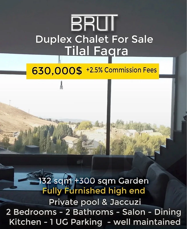 Amazing Luxurious Chalet for Sale in Faqra ! Amazing Luxurious Chalet for Sale in Faqra !
