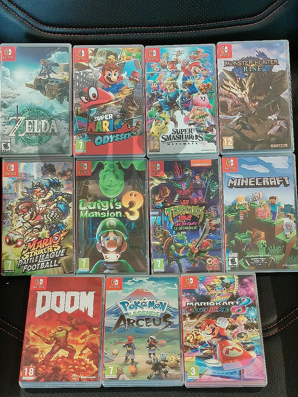 Nintendo Switch Games – Original Cartridges – Excellent Condition