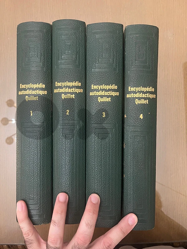 Lot 4 Tomes – Nouvelle Encyclopédie Autodidactique Quillet (1965)