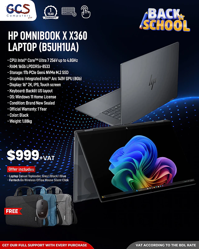 HP OmniBook X x360 Laptop (B5UH1UA)