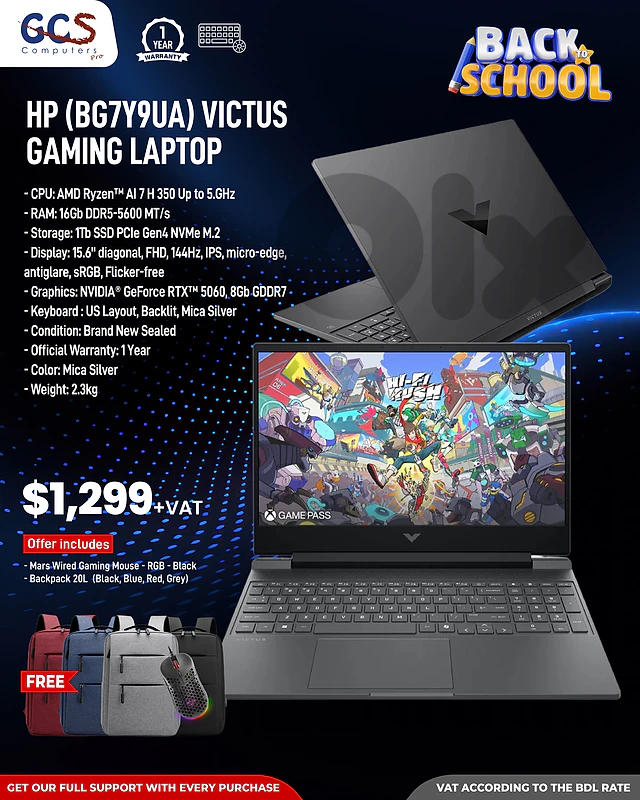HP (BG7Y9UA) Victus Gaming Laptop