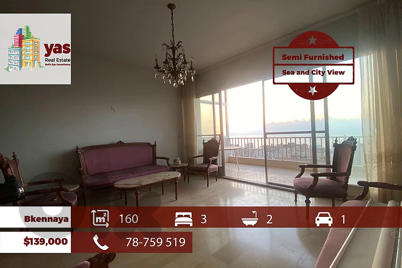 Bkennaya 160m2  | Semi Furnished | Calm Area | Prime Location | PED