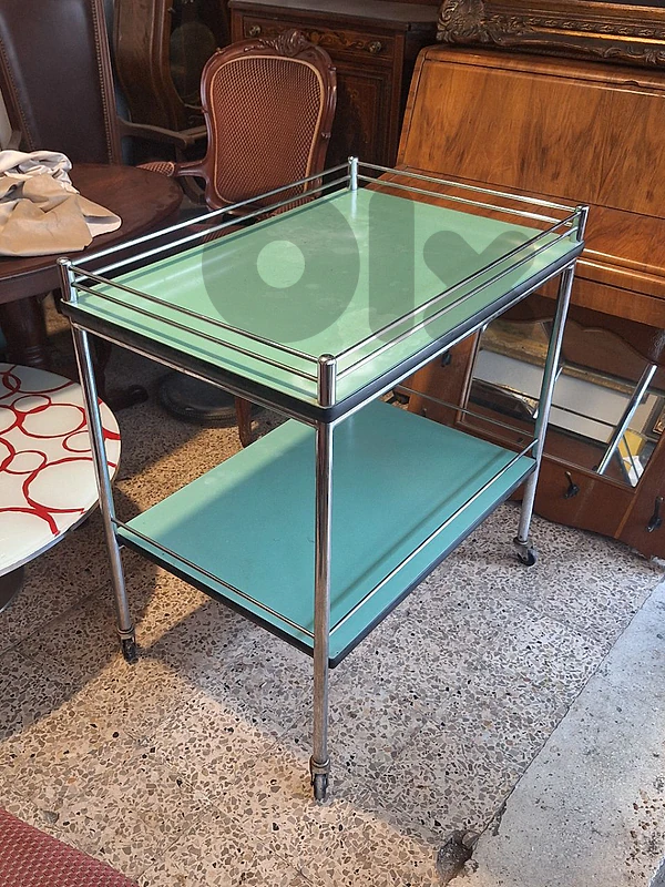 vintage Mid-century european trolley