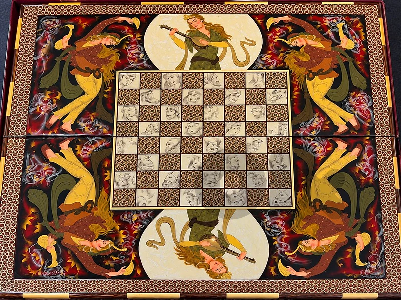 antiques backgammon